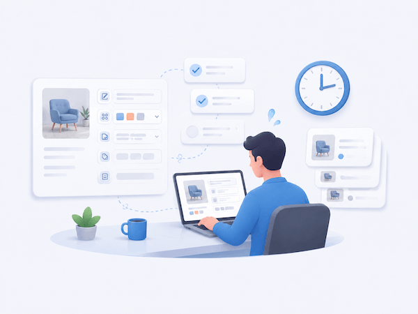 Manual ecommerce mock data workflow taking too much time